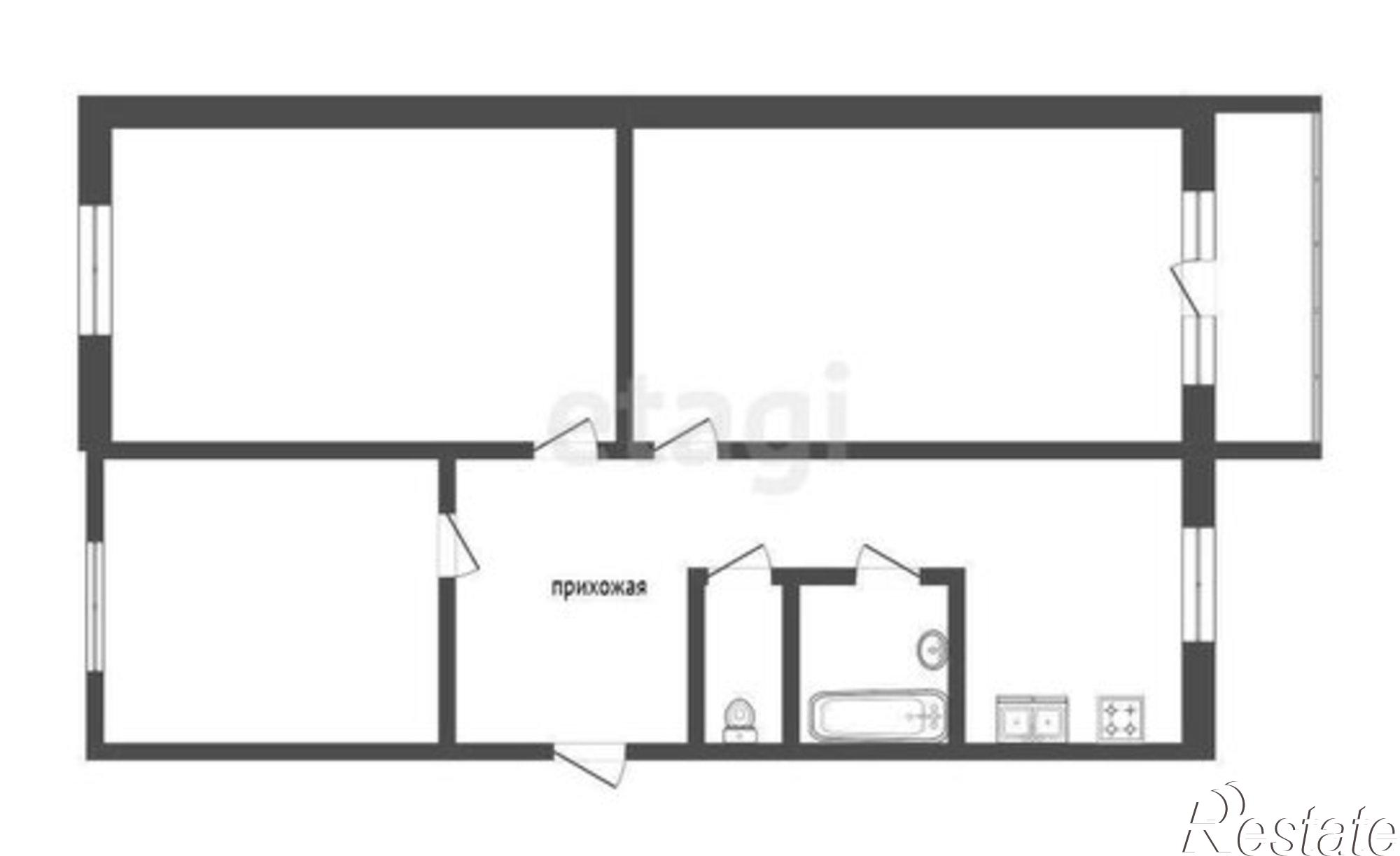Купить квартиру за 6 000 000 рублей на Челябинск, проспект Победы, 291А