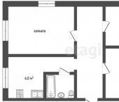 2-комн, 45кв м, этаж 2/5 улица 60 лет Октября, 50