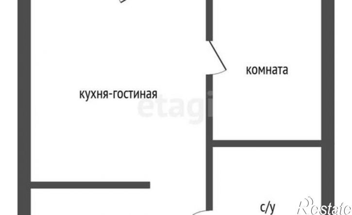 1-комн квартира улица Заря, 27Б,  д. 27Б
