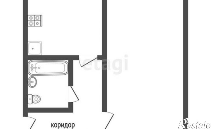 1-комн квартира Челябинск, улица Либединского, 47А