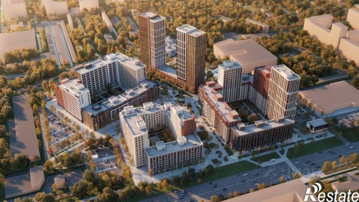 2-комн квартира в новом доме улица Братьев Кашириных