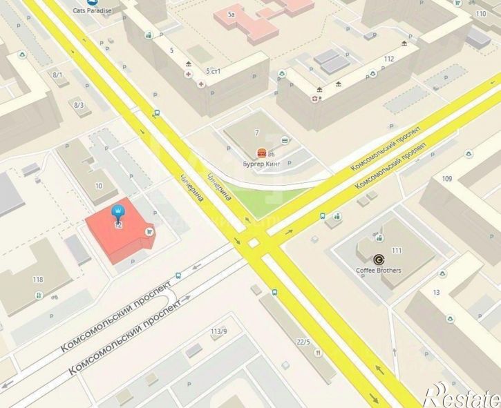 Торговое помещение г Челябинск, ул Чичерина, д 12