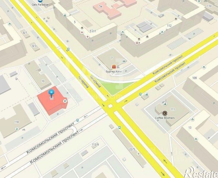 Торговое помещение г Челябинск, ул Чичерина, д 12
