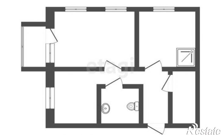2-комн квартира Челябинск, улица Грибоедова, 31
