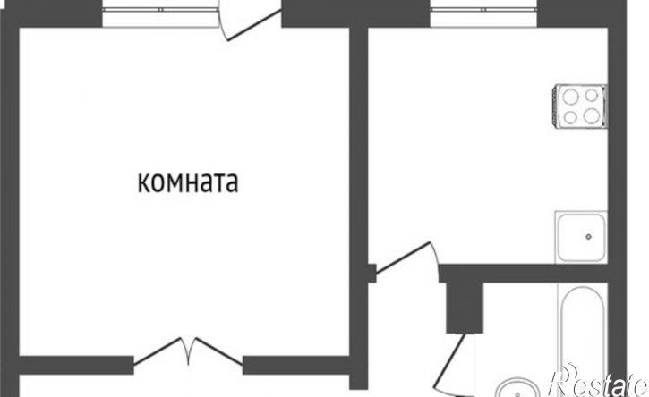 1-комн квартира Миасс, улица Инструментальщиков, 1