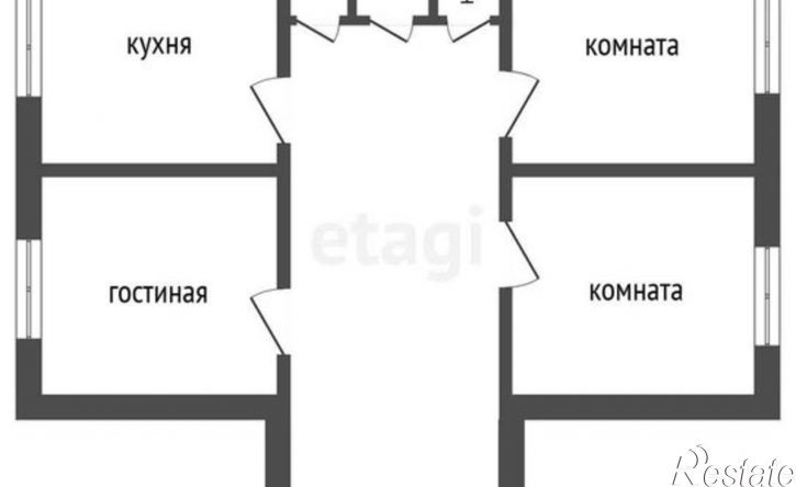 3-комн квартира Чебаркульский муниципальный округ, посёлок Тимирязевский, улица Чайковс