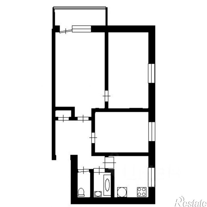 3-комн квартира ул Крылова, 10А,  д. 10А