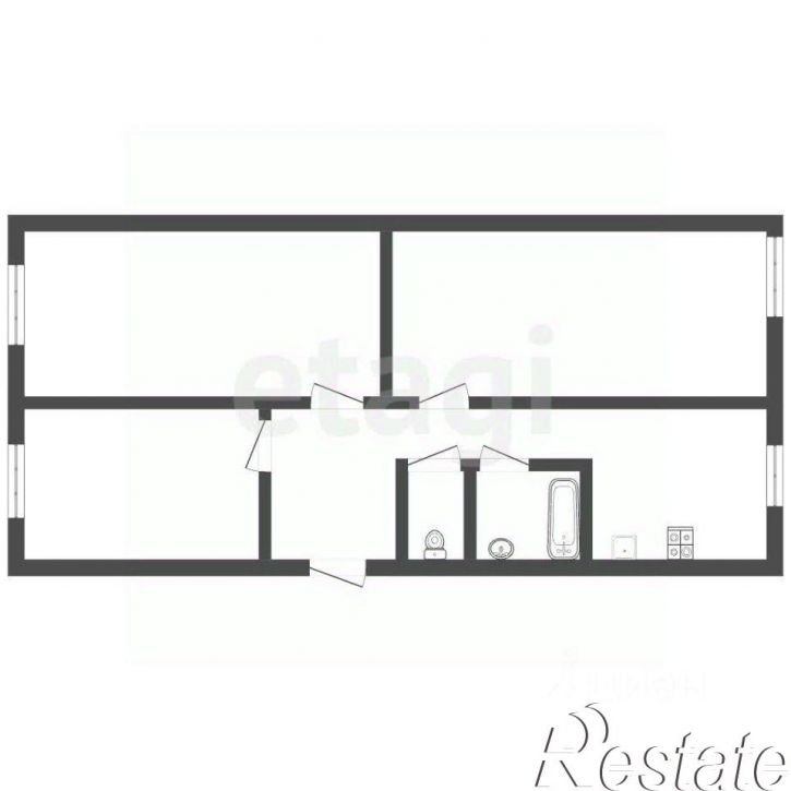 3-комн квартира улица Матросова, 18,  д. 18