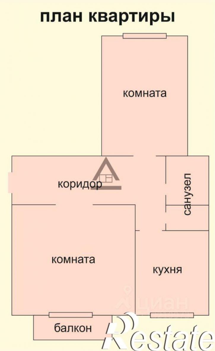2-комн квартира улица В.Терешковой, 7,  д. 7